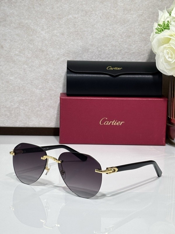 Cartier Sunglasses AAAA-8855