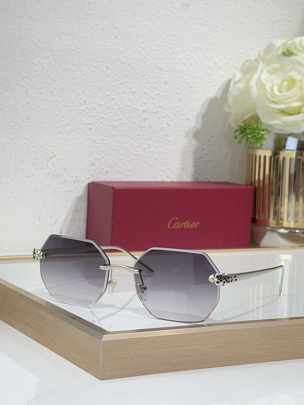 Cartier Sunglasses AAAA-9986