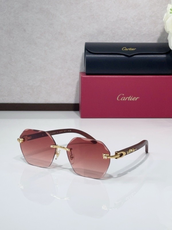 Cartier Sunglasses AAAA-8602