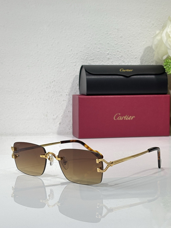 Cartier Sunglasses AAAA-9641