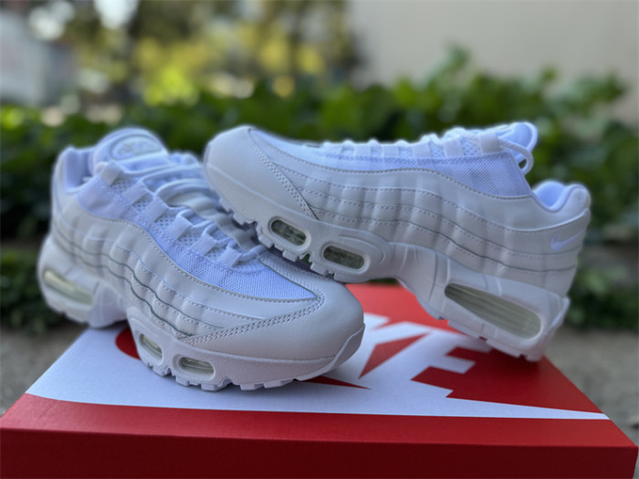 Authentic Nike Air Max 95 Big Bubble OG“Triple White