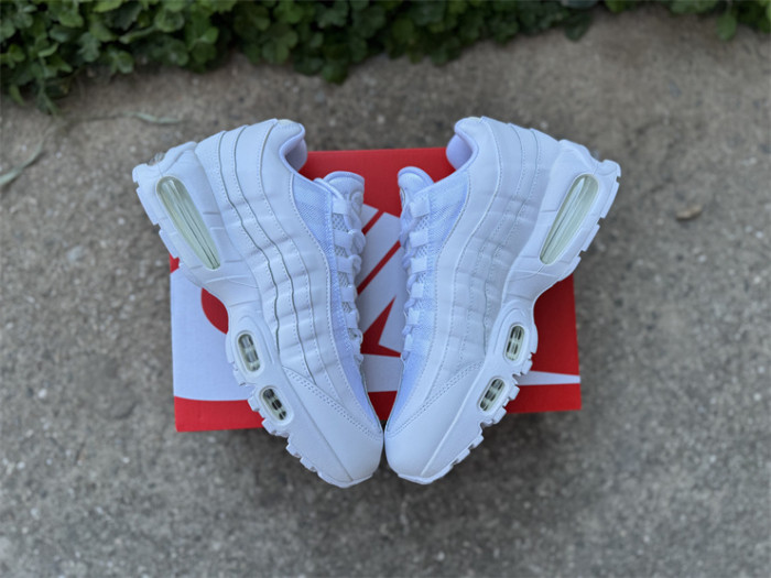 Authentic Nike Air Max 95 Big Bubble OG“Triple White