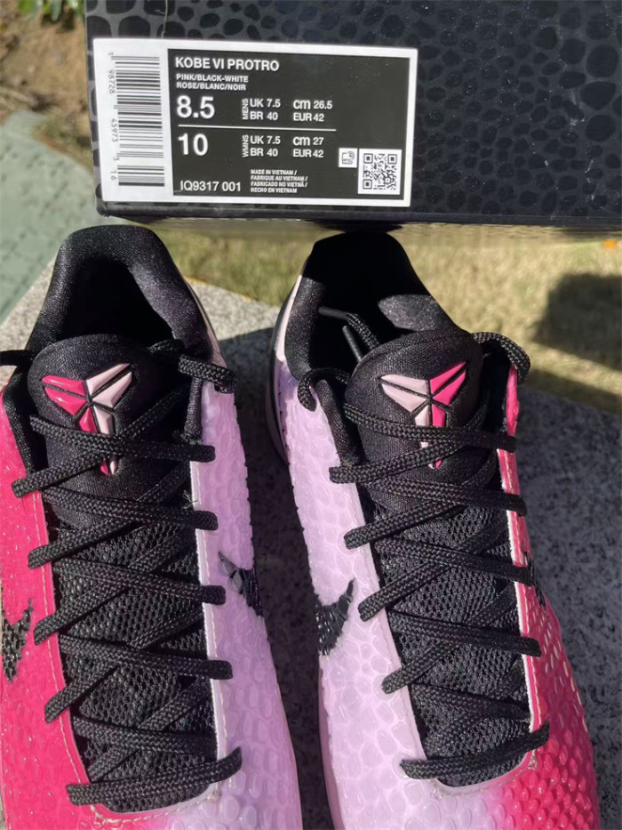 Authentic Nike  Kobe 6 “Kay Yow” 2.0