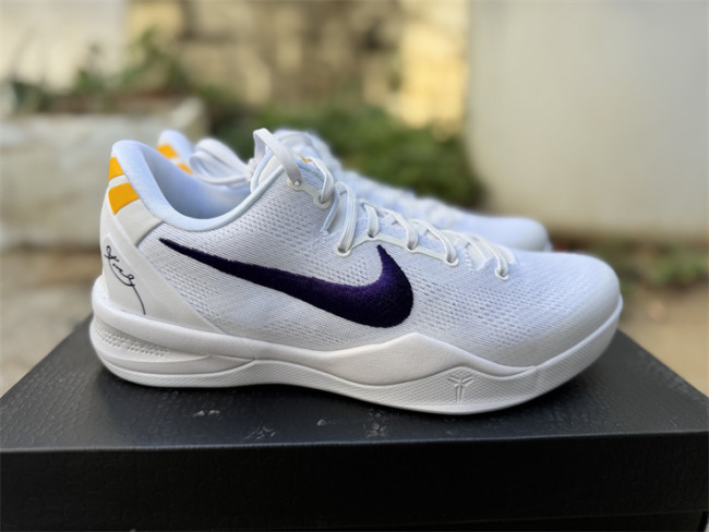 Authentic Nike Kobe 8 Protro Lakers Home