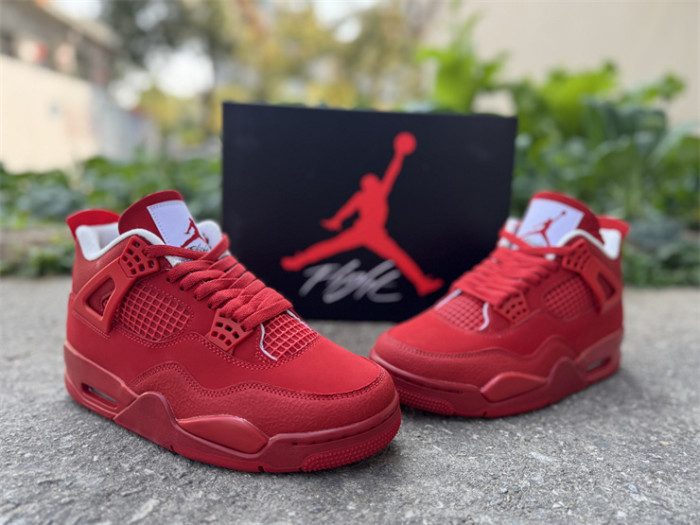 Authentic Air Jordan 4 Red