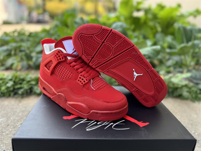Authentic Air Jordan 4 Red
