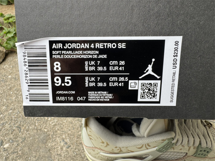 Authentic Air Jordan 4 Somos Eternos