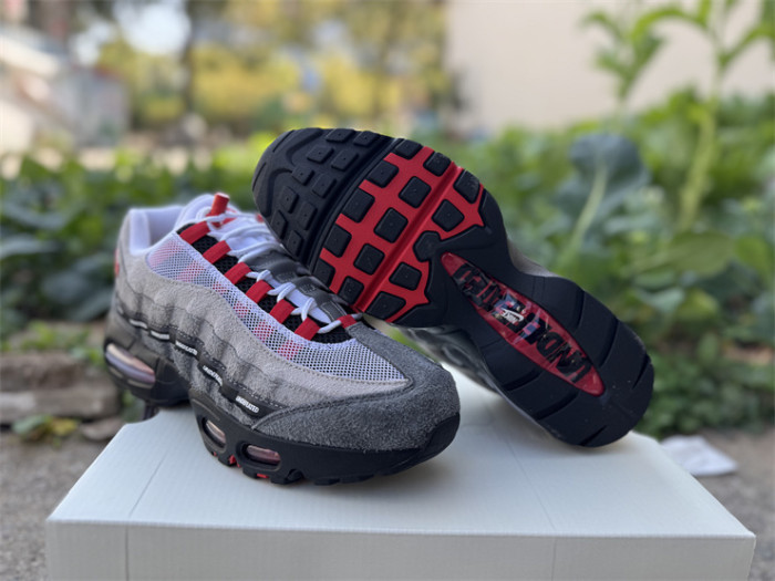 Authentic Nike Air Max 95 SP Undefeated Geo Tokyo Bright Crimson