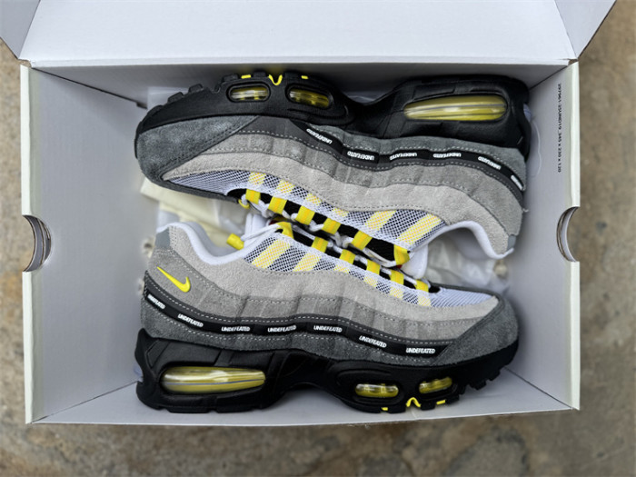Authentic Nike Air Max 95 SP Undefeated Geo Shanghai Opti Yellow