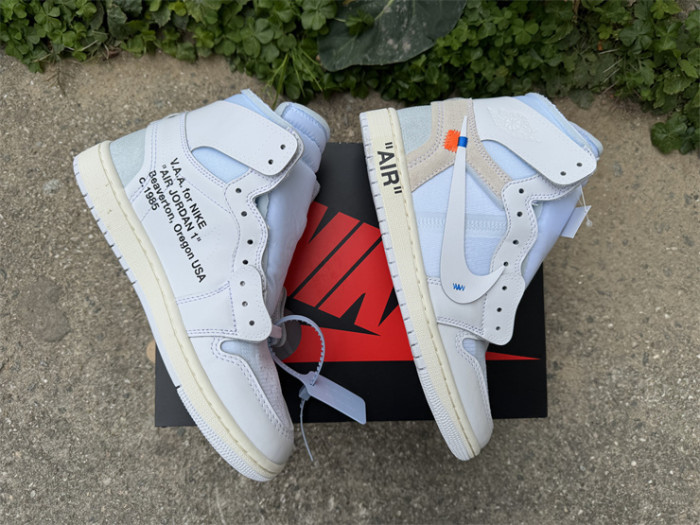 Authentic Virgil Abloh Archive x Air Jordan 1 High OG “Alaska”