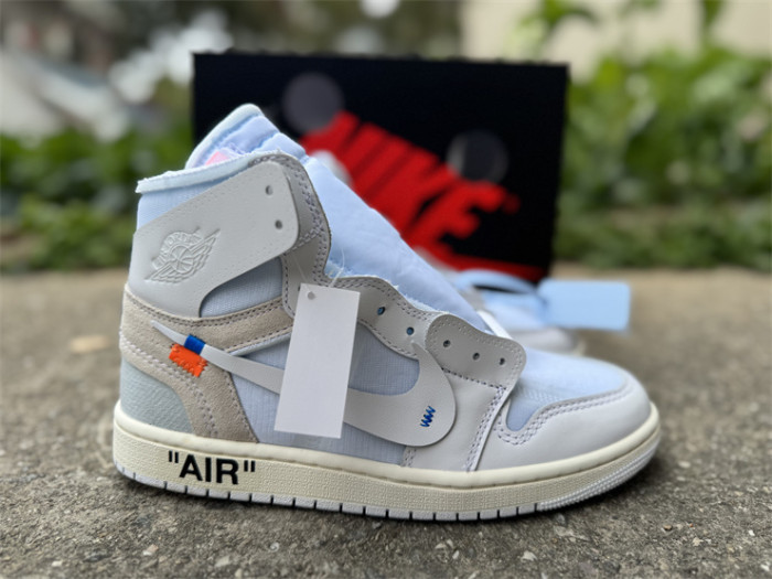 Authentic Virgil Abloh Archive x Air Jordan 1 High OG “Alaska”
