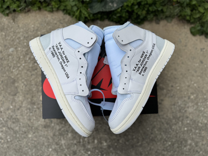 Authentic Virgil Abloh Archive x Air Jordan 1 High OG “Alaska”