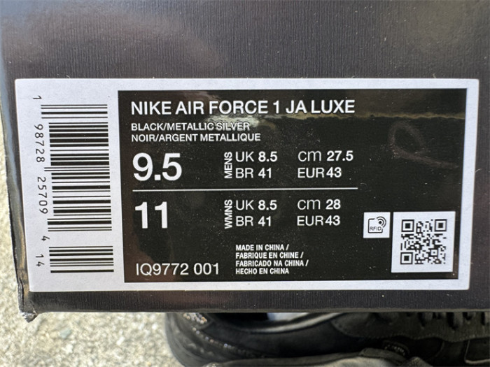 Authentic Ja Morant x Nike Air Force 1  Swarovski