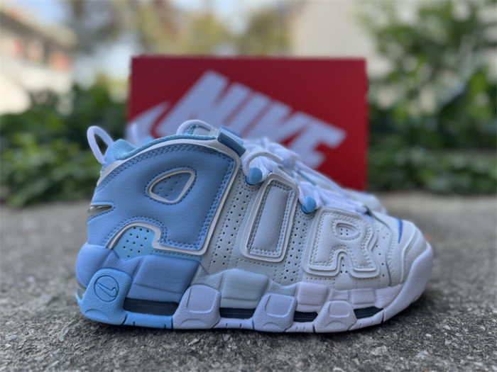 Authentic Nike Air More Uptempo Psychic Blue Sky