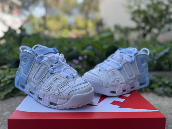 Authentic Nike Air More Uptempo Psychic Blue Sky