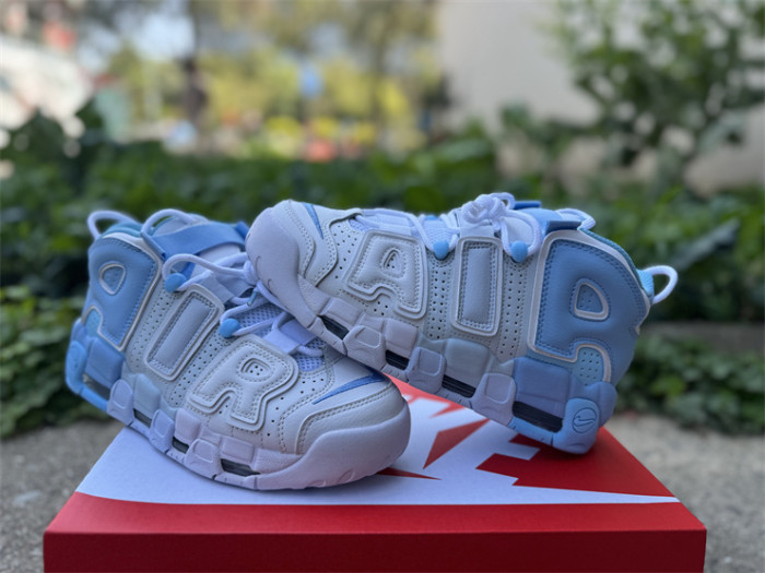 Authentic Nike Air More Uptempo Psychic Blue Sky