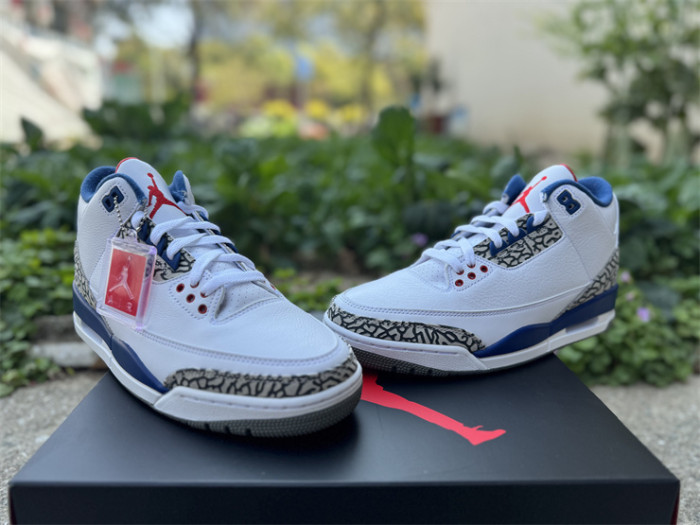 Authentic Air Jordan 3 Retro True Blue 2016
