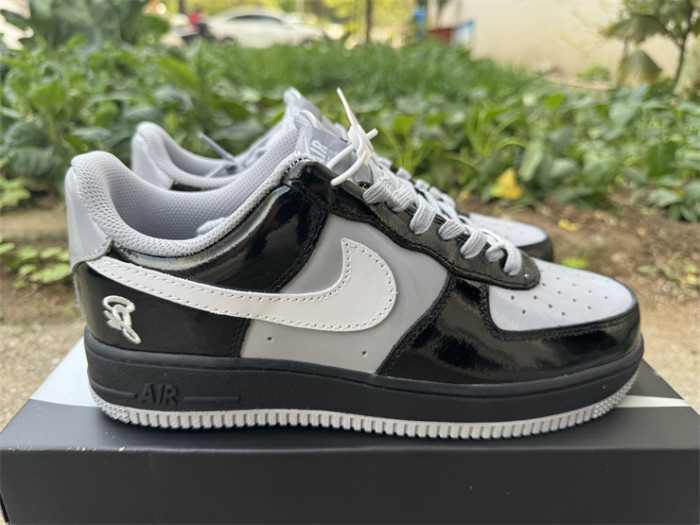 Nike Air Force 1 Low Syna Central Cee Black White Smoke Grey