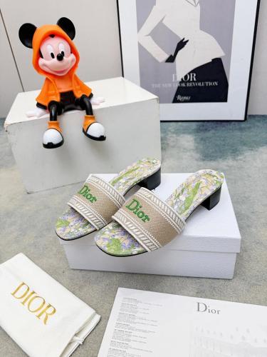 Dior women slippers 1：1 quality-432