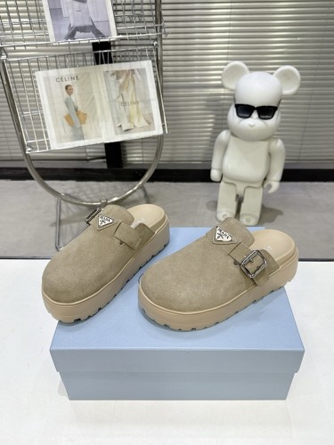 Prada women slippers 1：1 quality-171