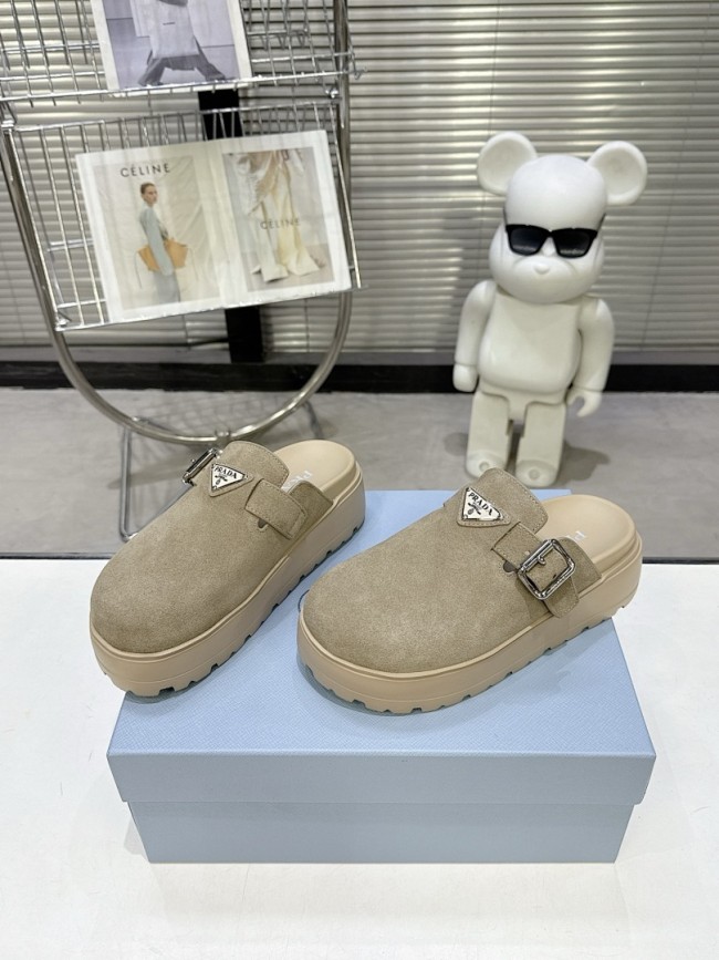 Prada women slippers 1：1 quality-171