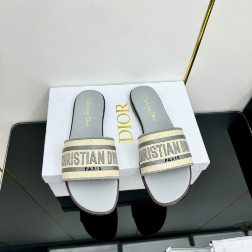 Dior women slippers 1：1 quality-436