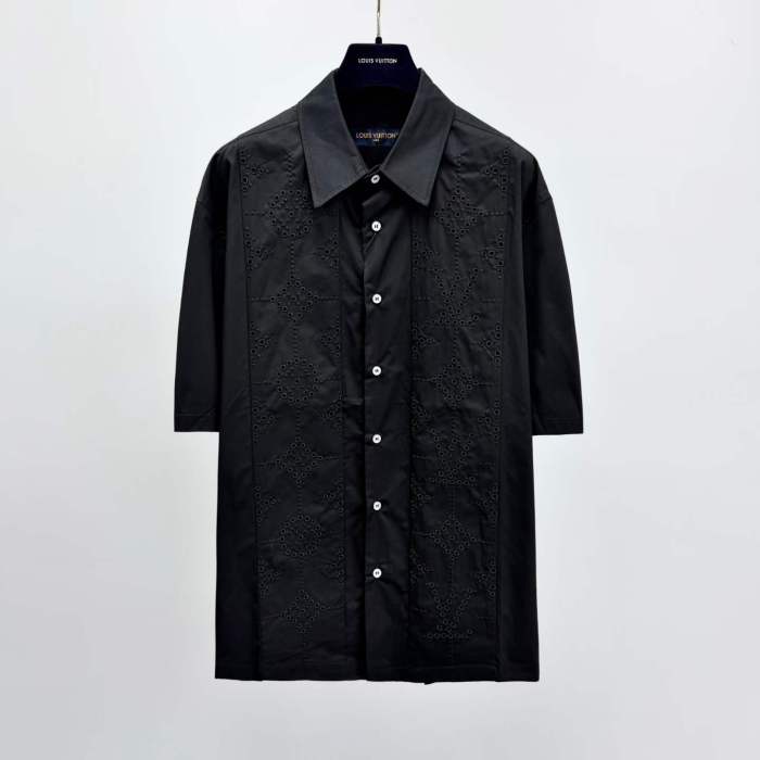 LV Shirt High End Quality-1414
