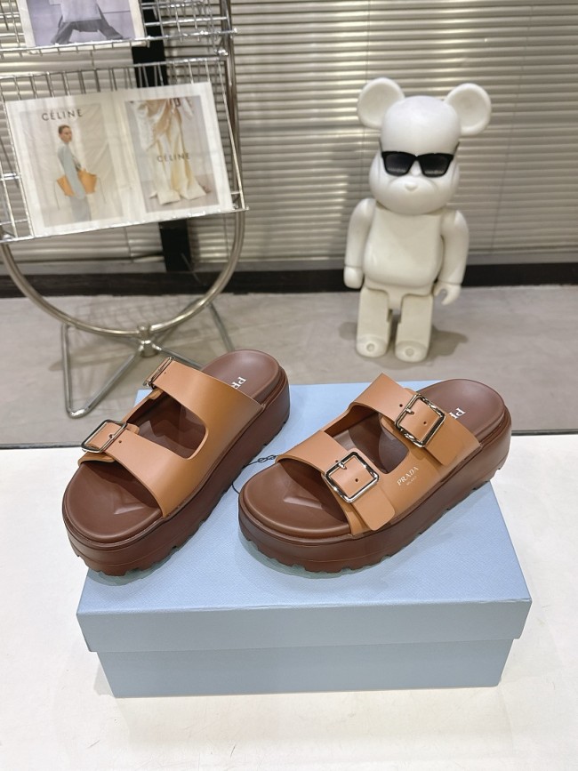 Prada women slippers 1:1 quality-180