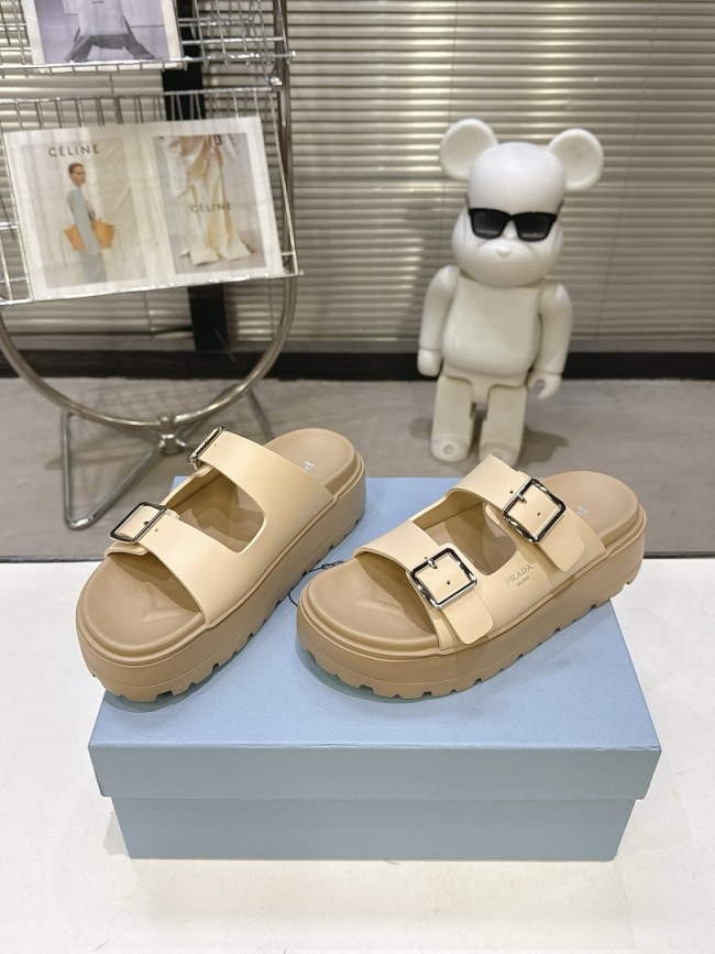 Prada women slippers 1:1 quality-179