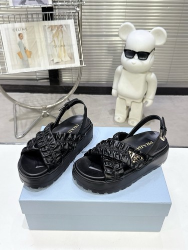 Prada women slippers 1：1 quality-186