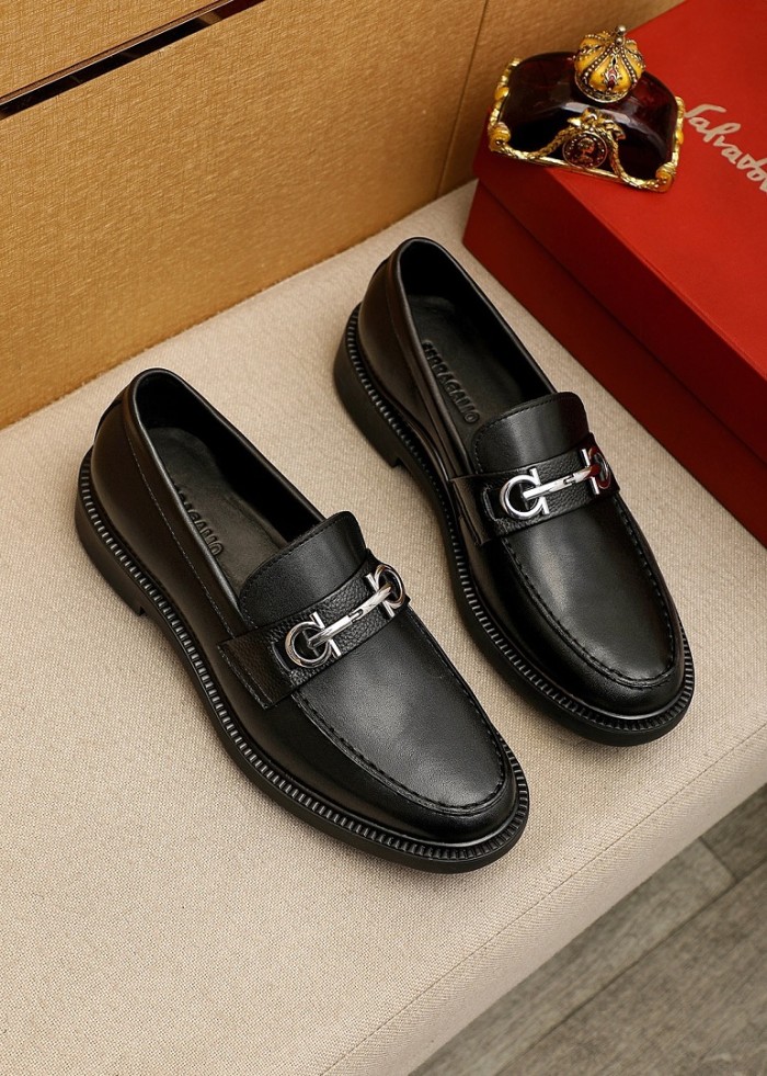 Ferragamo Men shoes 1：1 quality-458