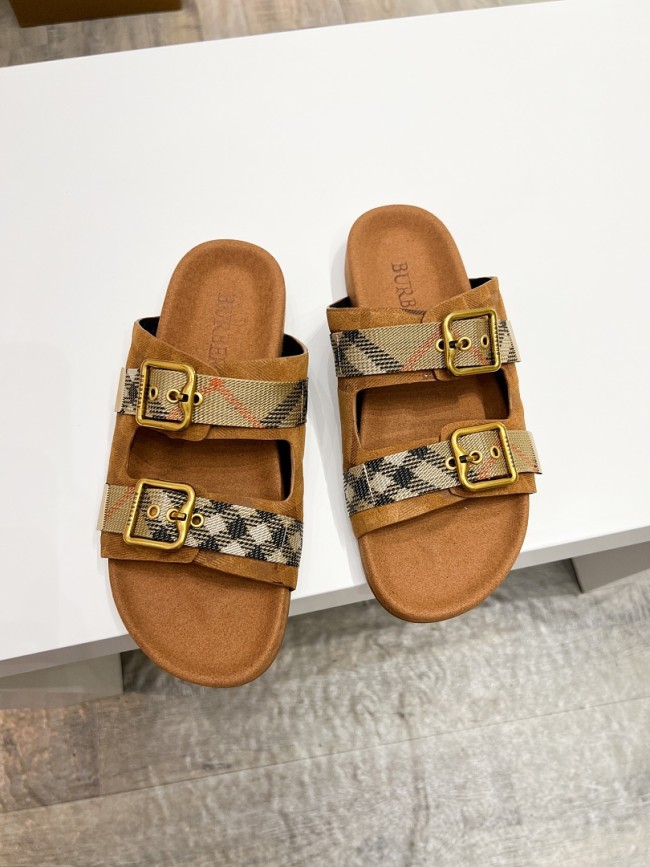 Burberry men slippers 1:1 quality-002