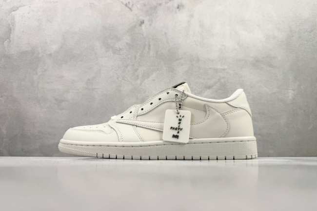 Authentic Jordan 1 Retro Low OG SP Travis Scott Michael Rubin White Party (Friends and Family)