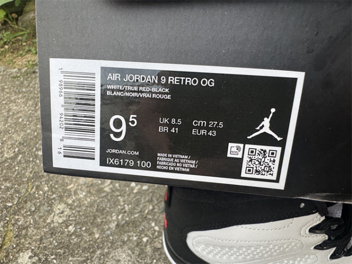 Authentic Air Jordan 9 OG “Space Jam”  2026