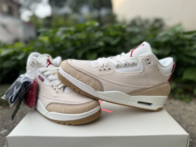 Authentic Jordan 3 Retro Levi’s Lunar New Year GS