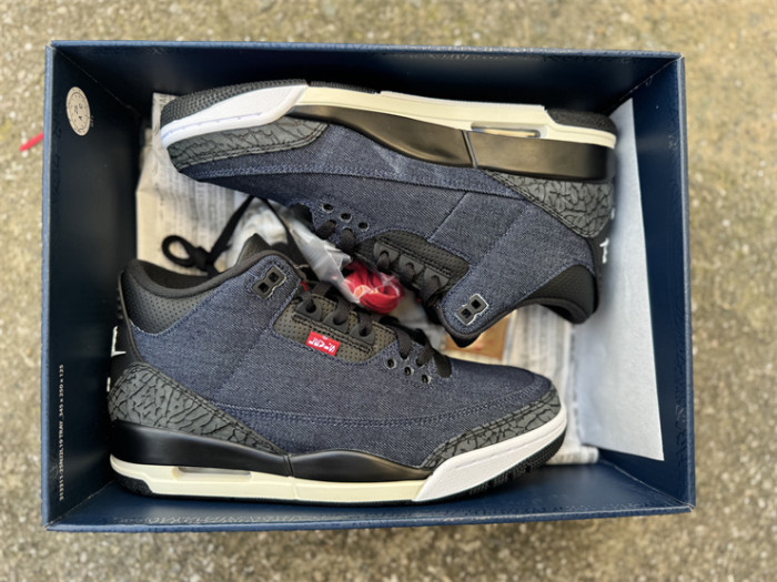 Authentic Jordan 3 Retro Levi’s Indigo