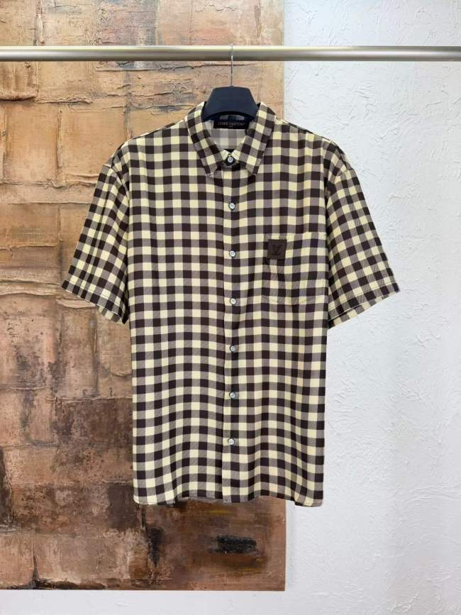 LV Shirt High End Quality-1458