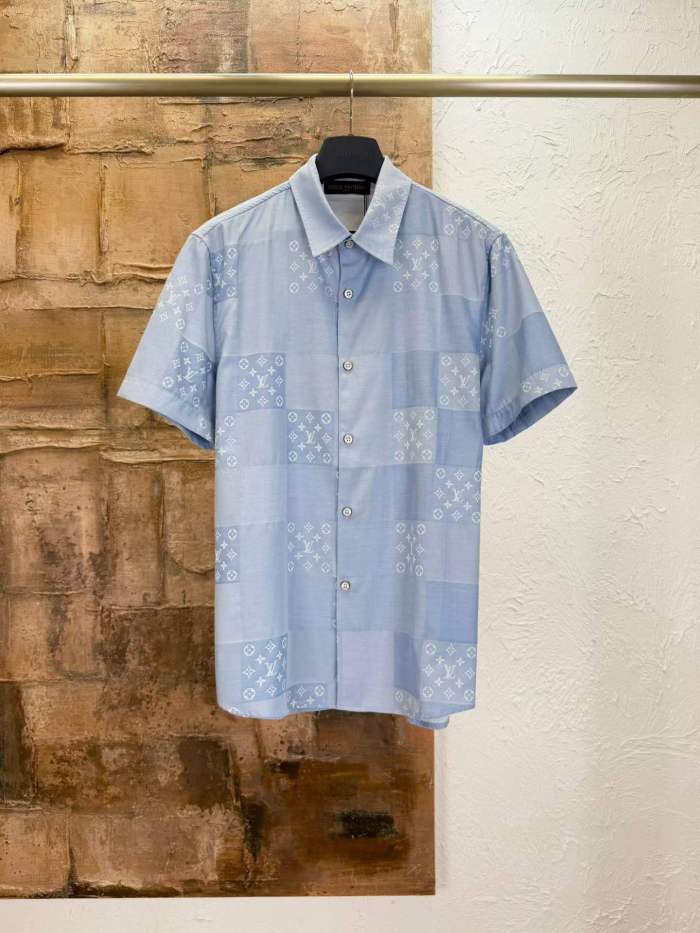 LV Shirt High End Quality-1459