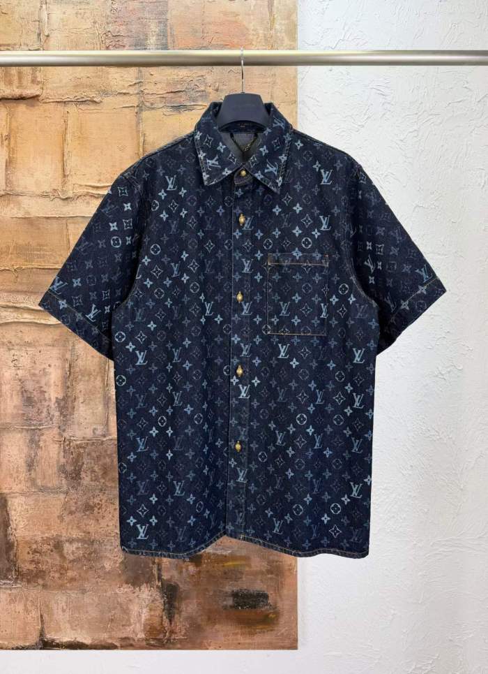 LV Shirt High End Quality-1462