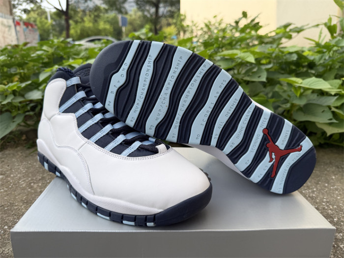 Authentic Air Jordan 10 Retro Ice Blue