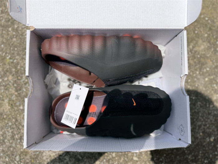 Nike Mind 001 Flyknit Slide Bronze Eclipse Total Orange (fit small)