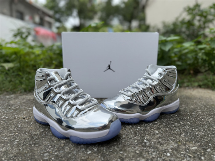 Authentic Air Jordan 11 Sliver