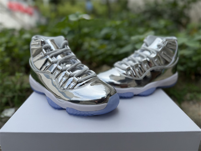 Authentic Air Jordan 11 Sliver