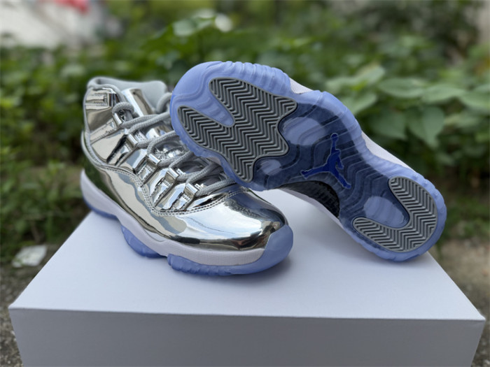 Authentic Air Jordan 11 Sliver
