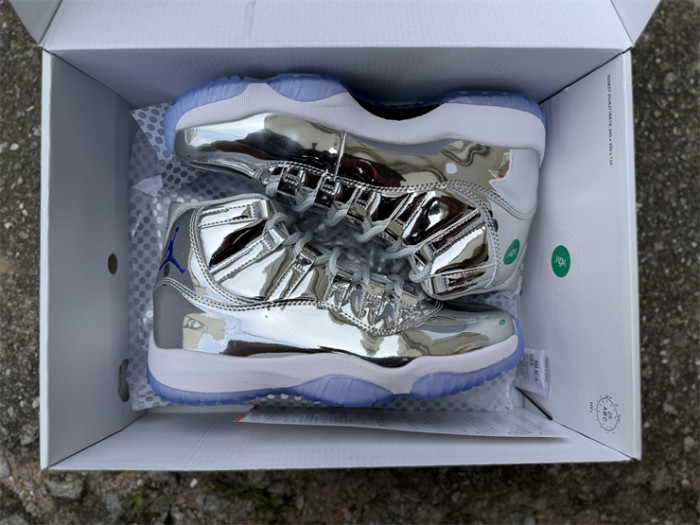 Authentic Air Jordan 11 Sliver
