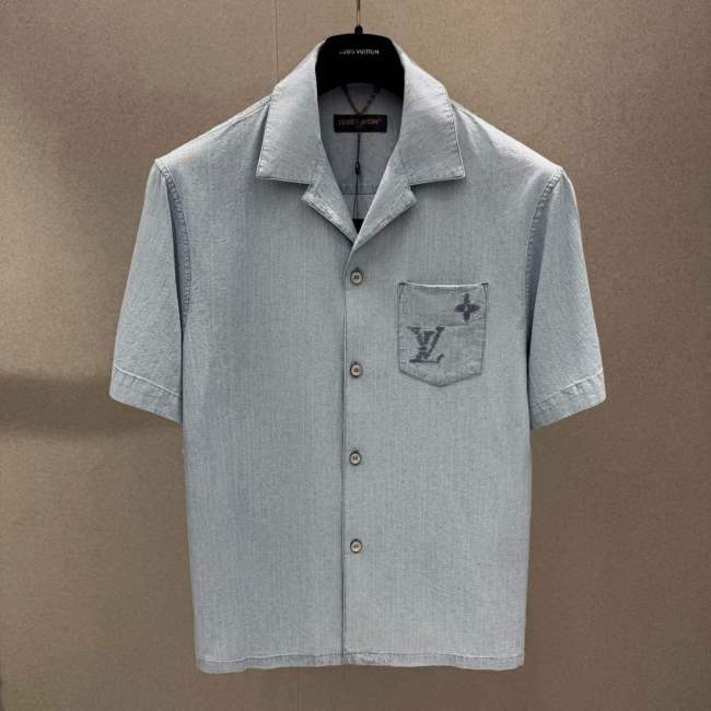 LV Shirt High End Quality-1488