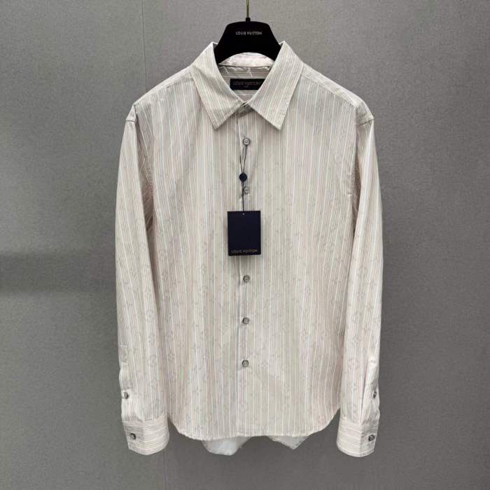 LV Shirt High End Quality-1487