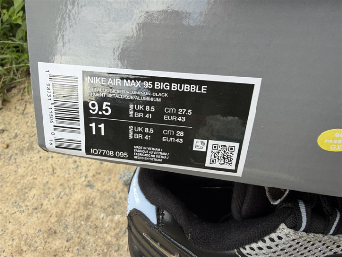 Authentic Nike Air Max 95 Big Bubble Palace