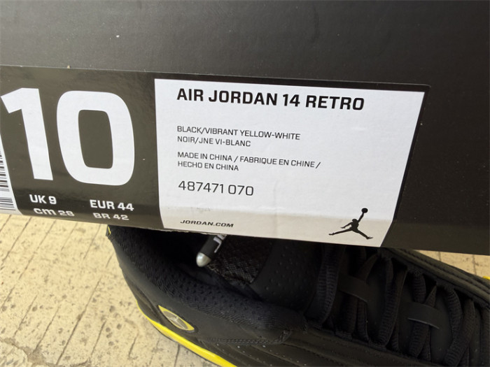Authentic Air Jordan 14 Retro Thunder
