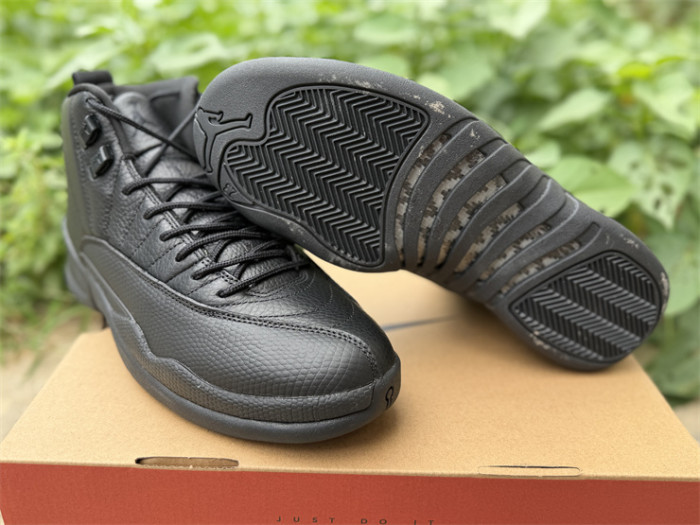 Authentic Air Jordan 12 Black